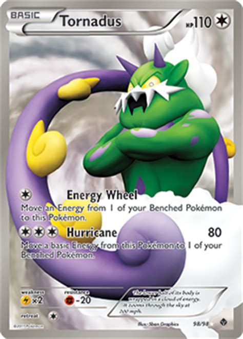 Tornadus Black WhiteEmerging Powers TCG Card Database Pokemon