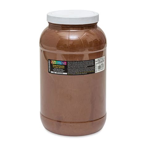 Jacquard Versatex Screen Printing Ink Pearlized Bronze 128 Oz Jar