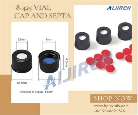 Screw Cap And Septa For 1 5ml HPLC Autosampler Vial Aijiren Vials For