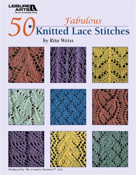 50 Fabulous Knitted Lace Stitches Weiss Rita 9781601407832 Amazon