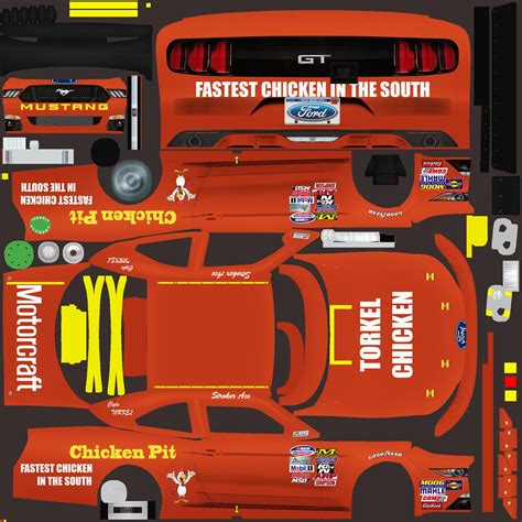 Stroker Ace Mustang By Art P Trading Paints