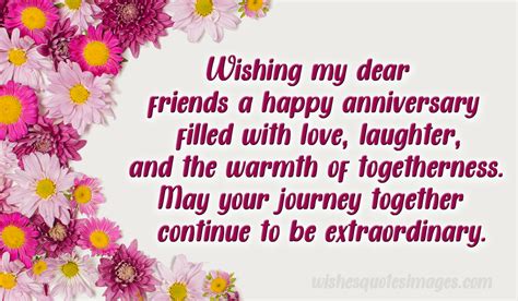 Anniversary Wishes For Friends | Happy Anniversary Friend