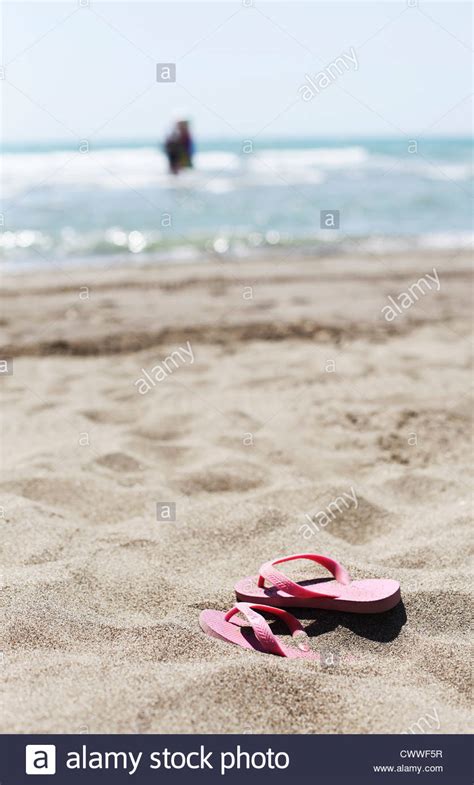 Flip Flops Beach Ocean High Resolution Stock Photography And Images Alamy