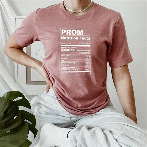 Prom Nutrition Facts Shirt Prom 2023 Shirt Prom Party Shirt Etsy