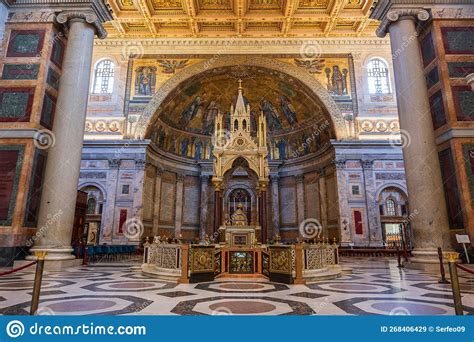 Roma The Papal Basilica Of Saint Paul Outside The Walls Stock Image