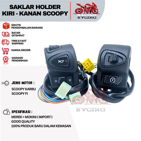 Jual Saklar Holder Switch Honda Scoopy Karbu Saklar Holder Handel