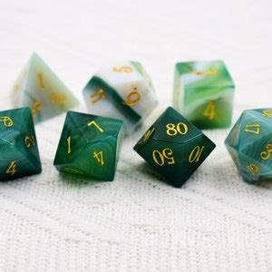 Custom Dice-custom Dnd D and D Dice Set-custom D20-add Initials or ...