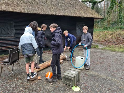 Verkenners Uitgedaagd Scouting Opv Schoonoord