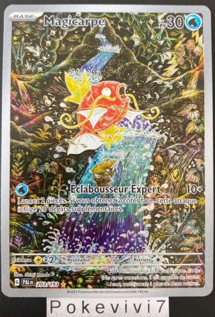 Carte Pokemon Magicarpe Holo Secr Te Ev Ecarlate Et Violet Pal