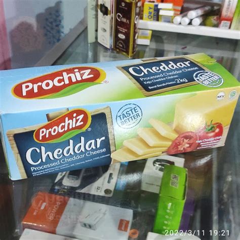 Jual Prochiz Keju Cheddar Olahan 2000gr 2Kg Processed Cheddar Cheese