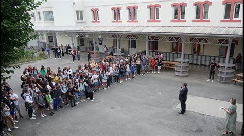 Rentrée des 5èmes du Collège Pradeau La Sède 02 01 22 YouTube