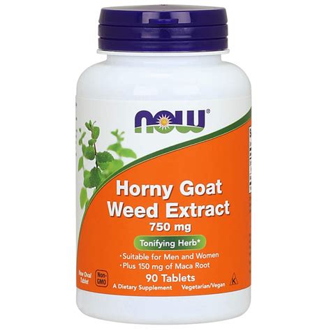 Buy Horny Goat Weed Extract 750 Mg 90 S Beauty Express GH