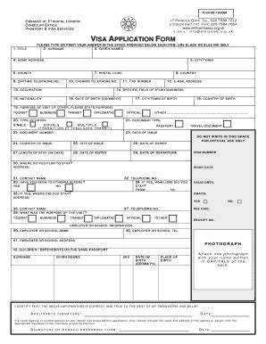 Fillable Online Ethiopia Travisa Co Ghana Visa Application Form