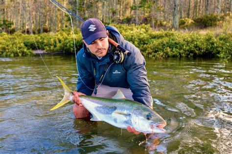 Saltwater Flyfishing For Estuary Kingfish The Fishing Website