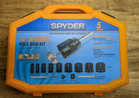 Spyder Hole Saw Kit 600887: A Great Base Kit - Garage Hobbyist