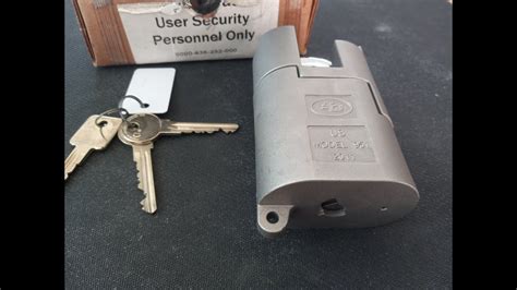 SARGENT AND GREENLEAF 951 HIGH SECURITY MILITARY PADLOCK S G 951 LOCK