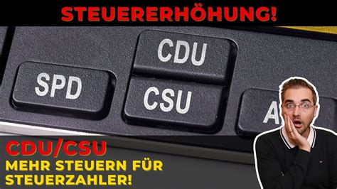 Cdu Grundsatzprogramm Steuererh Hungen F R Wenige Oder Alle Youtube