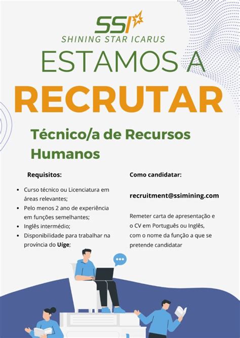 A Shining Star Icarus Está Recrutar Técnico De Recursos Humanos Emprego Em Angola 2024