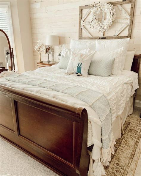 Calming Bedroom With Sleigh Bed - Soul & Lane