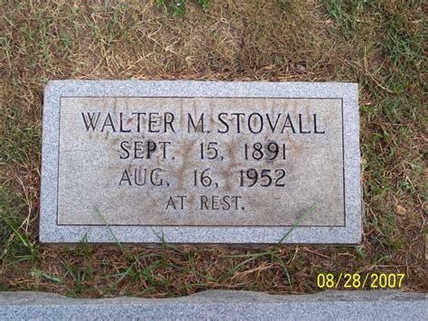 Walter Melton Stovall 1891 1952 Find A Grave Memorial