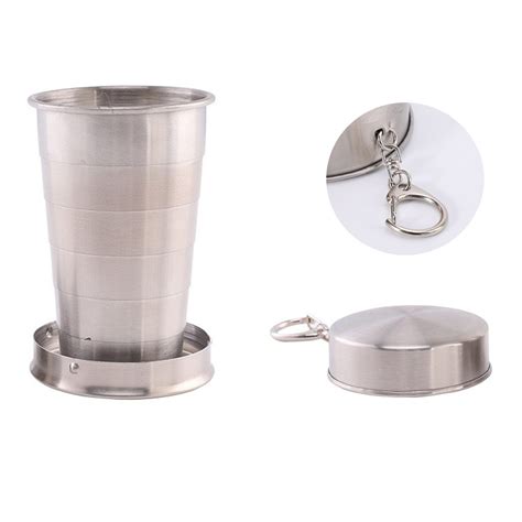 201 Stainless Steel Collapsible Cup Promo Items Giveaways With Ipromotionpro