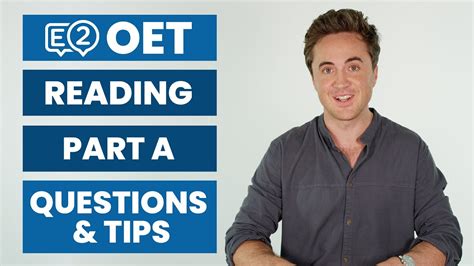 OET Reading Part A Questions Tips With Jay YouTube