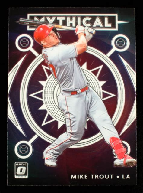 Mike Trout 2020 Donruss Optic Mythical M4 Pristine Auction