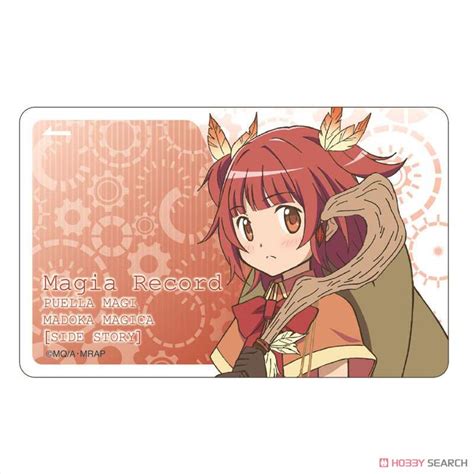 Puella Magi Madoka Magica Side Story Magia Record IC Card Sticker