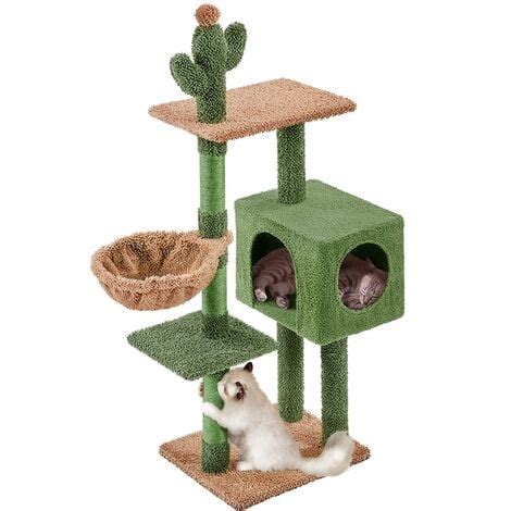 Yaheetech Arbre Chat Cactus X X Cm Tour Pour Chat Niveaux