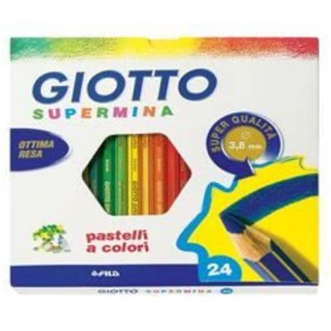 GIOTTO PASTELLI PZ 24 SUPERMINA Manga Fumetti Giochi Da Tavolo