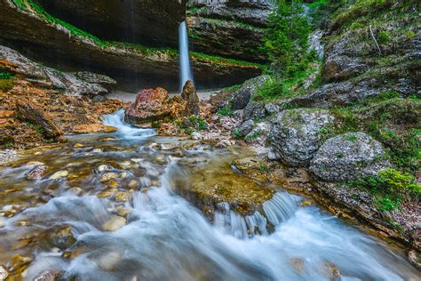 Wasserfall Slap Pericnik Vrata Tal Bild Kaufen Lookphotos