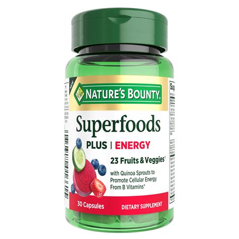 Superfoods + Energy | Nature's Bounty