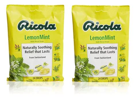 Ricola Ricola Gotas Para La Garganta De Menta Limon Y Ment Mercadolibre