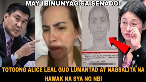 TOTOONG ALICE LEAL GUO LUMANTAD AT NAGSALITA NA HAWAK NA SYA NG NBI