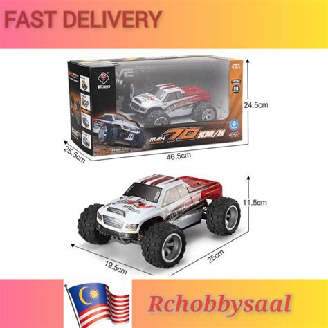 WLtoys A979B A979 1 18 2 4G 4WD RC Car 70KM H 50KM H High Speed Off