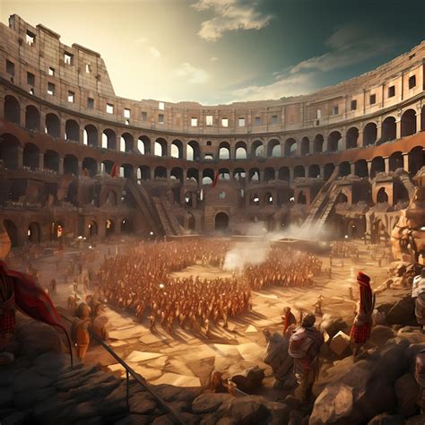 Colosseum Clash Wees Getuige Van Het Drama Van Een Gladiatorengevecht