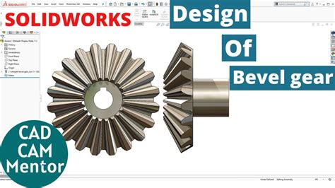 Design Of Bevel Gear In Solidworks With The Help Of Toolbox