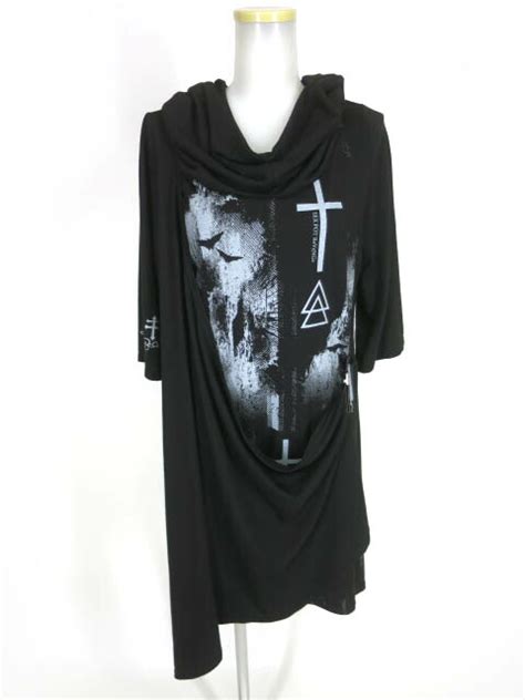 楽天市場中古 SEX POT クロスプリント五分袖アシメパーカー セックスポット B50543 2210Tokyo Alice 楽天市場店