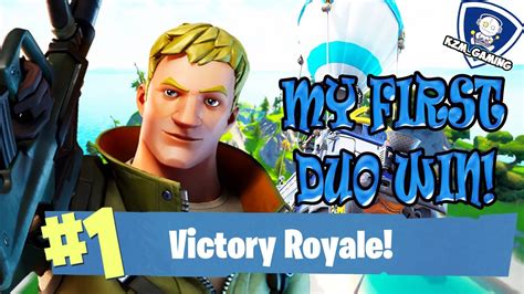 My First Duo Win Fortnite Battle Royale Epic Game Youtube