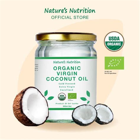 natures nutrition organic virgin coconut oil ntuc fairprice