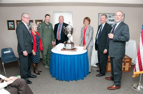 Aetc Commander Presents Enid Vance Altus Trophy 33rd Fighter Wing