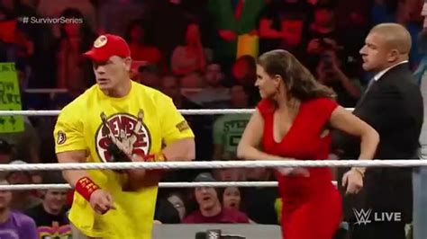 Stephanie Mcmahon And John Cena Segment