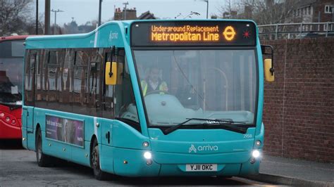 Arriva Yj Okc Optare Versa On Rail Replacement Ml Towards