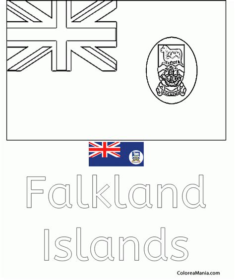 Dibujo Para Colorear Islas Falkland Dibujos Para Imprimir Gratis The