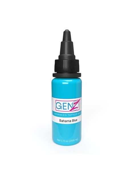 Intenze Gen Z Intenze Ink Genz Bahama Blue 30ml Dasha Tattoo Supply