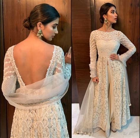 Pooja Hegde In Dress Jadebymk Jewellery Jetgems Beautiful Indian