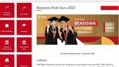 Syarat Daftar Beasiswa Anak Guru 2023 Dari Telkom University Akses Smb