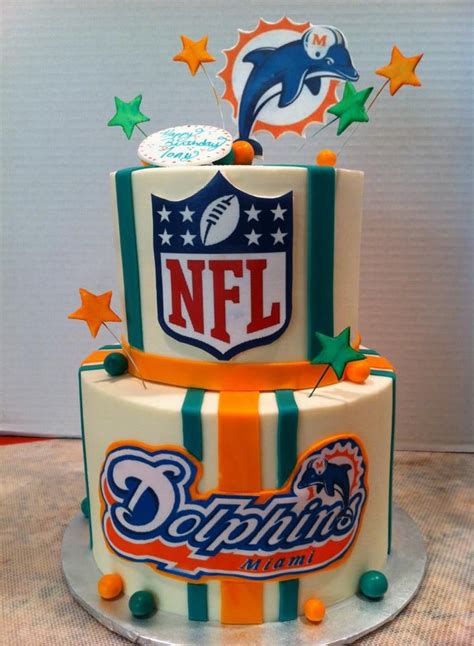 Miami Dolphins Cakes Miami Dolphins Cake Miami Dolphins Cake