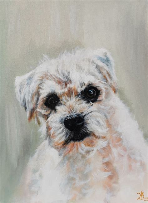 Bild Hund Hundebild Portrait Malerei Von Heike Deininger Kunstnet