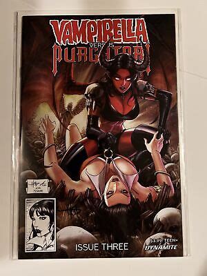 VAMPIRELLA VS PURGATORI 3 UNKNOWN COMICS CREEES EXCLUSIVE VAR SIGNED